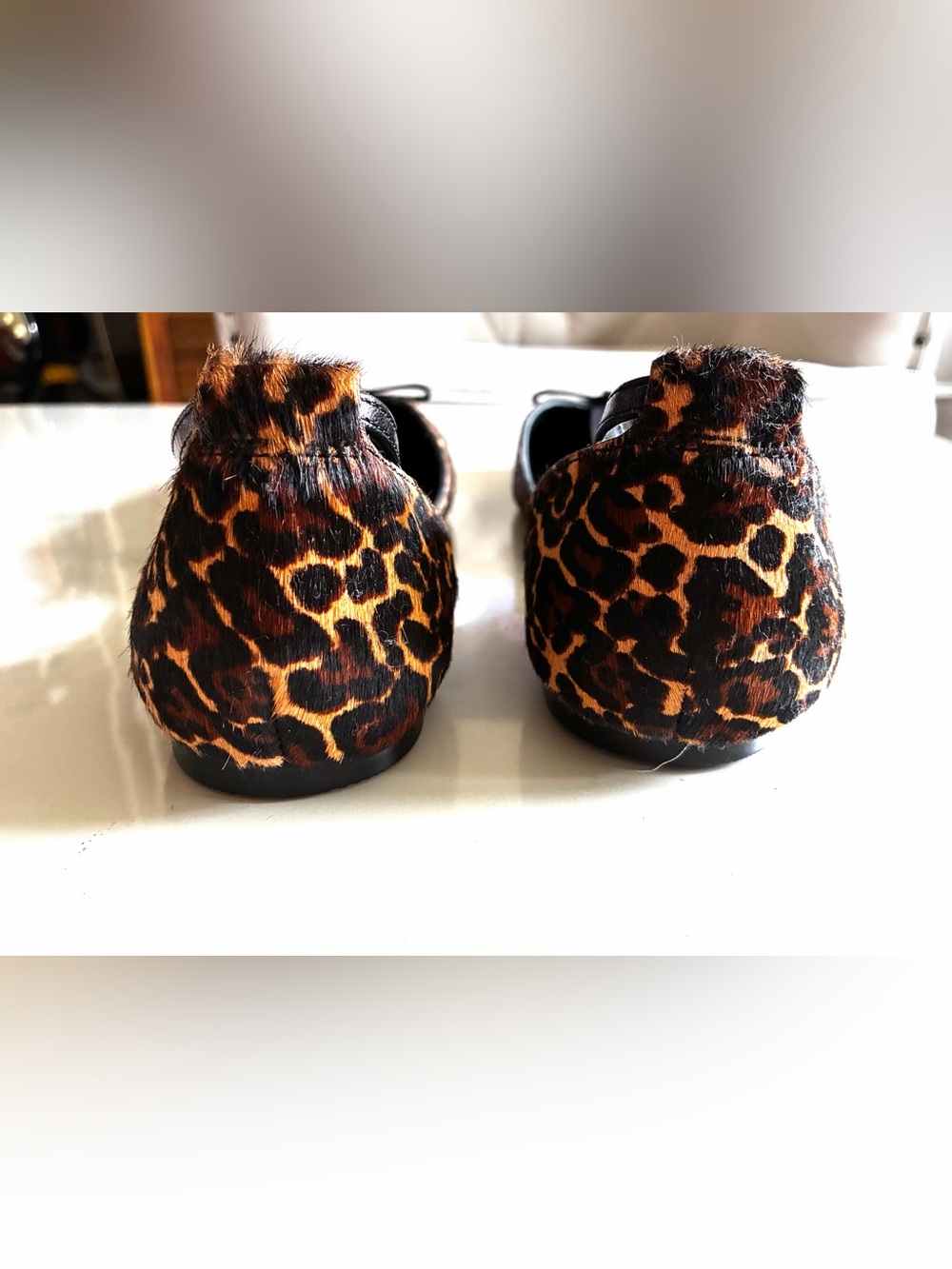 J. Crew Quinn cutout ballet flats in leopard-print calf hair.12. New. - Picture 6 of 10
